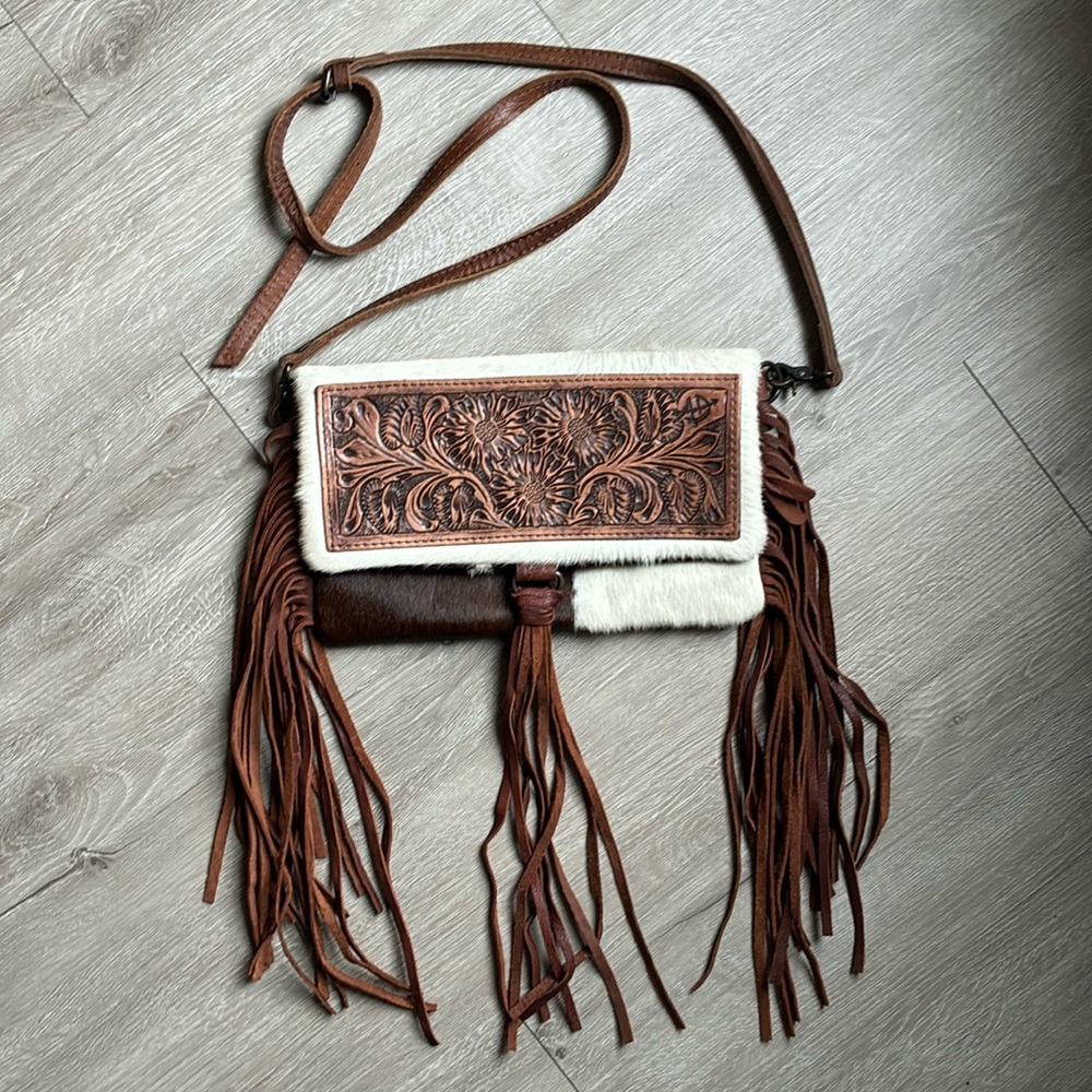 American darling cowhide purse